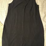 Talbots Black Dress with Shoulder Swoop Photo 2