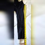 Lucy Paris  Dark Blue and White Bomber Jacket Photo 11