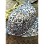 Victoria's Secret Body Lightly Lined Plunge Bra Paisley Print Blue Purple 36D Photo 3