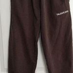 Talentless Women’s Brown Pull On Tapered Sweatpants Size XS Photo 0