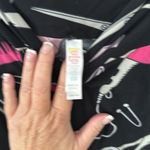 Lula Roe Hair Dresser leggings with scissors, combs flat irons print Photo 1