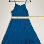 Peach Love California Size Small Blue Maxi Dress Sleeveless Casual Sundress Photo 1