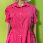 Ed Hardy  Y2K pink blouse XL Photo 0