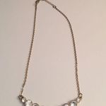 Forever 21 Gold&rhinestone 16" necklace w/ extender Photo 0