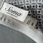 Soma Intimates Lace Trimmed Smoothing Underwire Geometric Pattern Bra Size 38D Photo 6