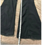 Cello  Pull-on Bell-Bottom Jeans Size Large Black Denim Flare Stretch Photo 4
