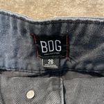 BDG  High Rise Baggy Jeans Womens 26 Relaxed Fit Patch Pockets Charcoal Dark Photo 5