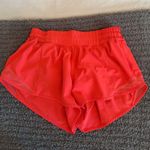 Lululemon Red  Low-Rise Hotty Hot 2.5" Photo 0