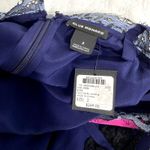 Club Monaco NWT  Xael Navy Blue Lace Silk Party Evening Going Out Slip Dress 2 Photo 4