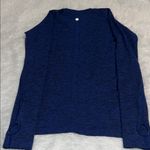 Lululemon  long sleeve blue shirt size 4 Photo 5