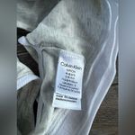 Calvin Klein Cream Ribbed Logo Bra Photo 3