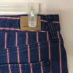 American Eagle  hi rise striped super stretch mini skirt size 12 Photo 9