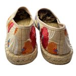 Floral Boho Floral Jute Womens Embroidered Espadrille Flats Tan Size 9 Photo 3