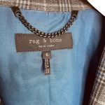 Rag and Bone  Dark Gray & Blue Check Lexington Blazer Photo 3