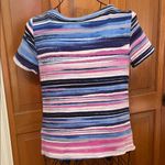 Rafaella πππBOGOHO πππ Blue and Pink Striped Top-Large Photo 6