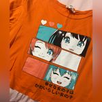 French Pastry  Orange Anime Girl Crop Top Photo 1