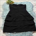 Ark & Co. Black Tiered Strapless Mini Dress sz S Photo 0