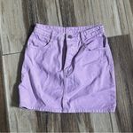 J. Galt  purple lilac denim short skirt Photo 3
