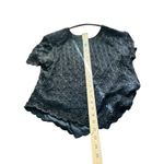 Papell Boutique  Evening Silk Beaded Top Blouse Women's XL‎ Extra Large Photo 7