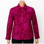 Gap Vintage Shirt Floral Button Down Long Sleeve Career Blouse Y2k Size Medium Photo 0