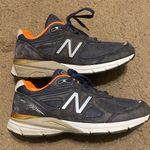 New Balance 990v4 Navy Gray Orange W990NV4 Made In USA Women’s Size 8.5 Photo 0