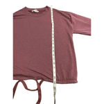 Athleta  Cropped Long-Sleeved Crewneck Drawstring Size Medium Athleisure Active Photo 3