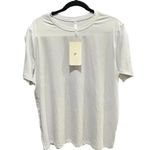 Fabletics Women's 2XL Gray Quick-Dry Short Sleeve T-Shirt Casual Photo 0