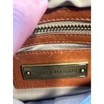 Olivia Heather Genuine Leather Satchel Bag Cognac Brown Photo 10