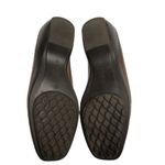 Aravon Kiley Floral Cut Out Leather Loafers Slip on Shoes‎ Brown Size 9.5 2A Photo 8