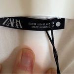 ZARA NWT Women’s Moroccan Peplum Top Size Small White Brand New Photo 3