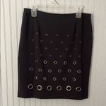 Worthington  Black Pencil Skirt with Silver Embellishments Photo 0