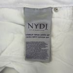 NYDJ Marilyn Straight White Denim Jeans Women's 16P Petite Lift Tuck Technology Photo 3