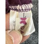 Purple Cowl Neck Short Sleeve Top Size L Size L Photo 4