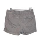 J.Crew  4" Stretch Short H5806 Grey Gray Cotton Blend Pockets Chino Shorts Size 6 Photo 1