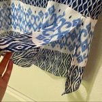 Chico's  Blue Sheer Boho Tunic Mini Dress Womens S Casual Ikat Beachy Summer Photo 3