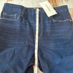 Frame  Le Mini Boot Cut Claremont Slit Jeans Dark Wash Size 33 Inseam 33” Stretch Photo 7