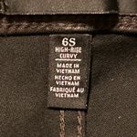 White House | Black Market  High Rise Skinny Faux Leather Pants Size 6S Black Photo 8