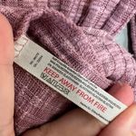 Free People  Ribbed Long Sleeve Top Size S Pink Stretchy Fitted Lightweight‎ Photo 4