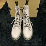 Dr. Martens Jadon taupe leather platform zipper lace up boots shoes new Photo 6