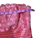 Jovani  Strapless A-Line Peach Ruffled Lace Designer Women’s Mermaid Mini Dress 2 Photo 5