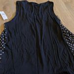 New York And Company NWT Black Dot Tank Top Sz m Photo 2