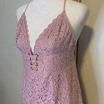 Victoria's Secret  light purple lace mini dress lingerie size M Photo 2