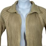 J.Crew  Vintage Strenesse Damon Strickjacket Ribbed Heavyweight Open Cardigan Photo 2