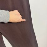 L.L.Bean Cotton Pull On Pants Women L Chocolate Brown Layer Minimal Gorpcore Photo 2