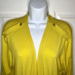 Des Rey South Africa Long Sleeve Knit Cardigan Chartreuse Yellow 38 (U.S. 10) Yellow Photo 2