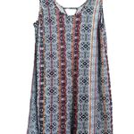 Tart Women’s Multicolor Sleeveless Patterned Dress / Sun Dress, Large Photo 2