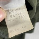 CP Shades Tunic Top Long Sleeve Pockets Casual Olive Green XS - flaw Photo 5