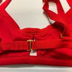 Xhilaration  Juniors Sz M Bikini Top Red Ribbed Photo 6