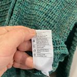 Vince Marled Crochet Knit Cardigan Teal Cotton Chic TV Chicago Fire Size M Photo 4