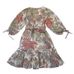 NWT Cara Cara Millbrook in Ivory Bird Paisley Floral Cotton Dress M Size M Photo 5